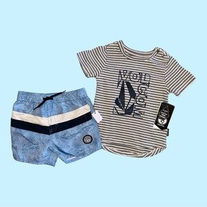 NWT Volcom Baby Swim Set